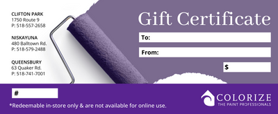 Classic Gift Certificate