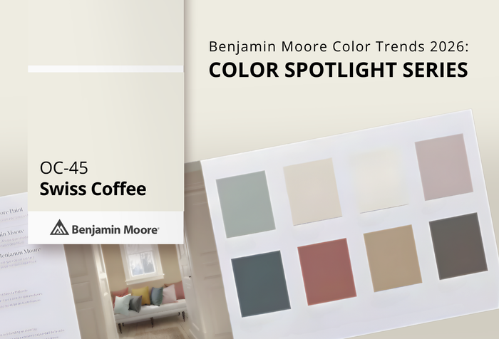 Benjamin Moore Color Trends Color Spotlight Series: Swiss Coffee