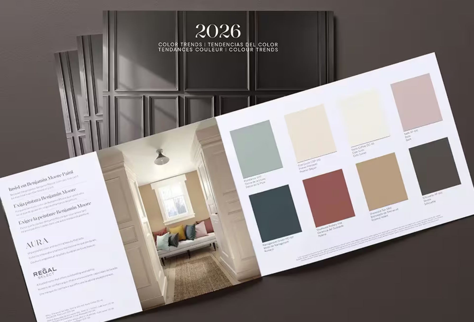 Benjamin Moore's 2026 Color Trends Palette