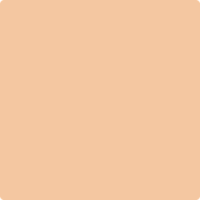 Benjamin Moore Color 2166-50 Creamy Orange