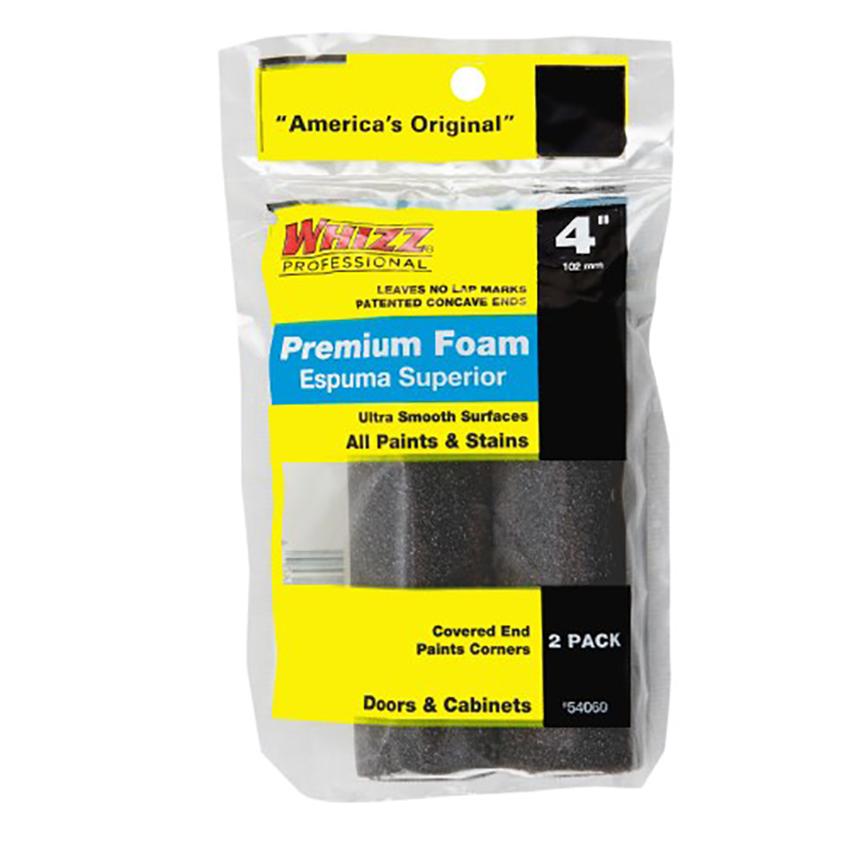 4" Black Concave Foam Roller (Pack of 2)