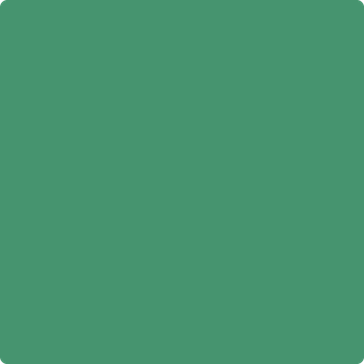 Benjamin Moore Color 588 Luck of the Irish