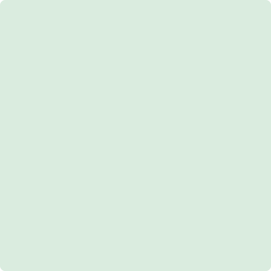 Benjamin Moore Color 625 Feather Green