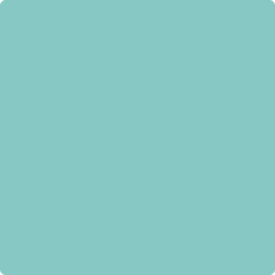 Benjamin Moore Color 669 Oceanic Teal