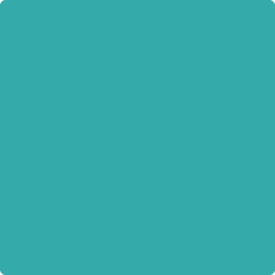 Benjamin Moore Color 733 Palm Coast Teal