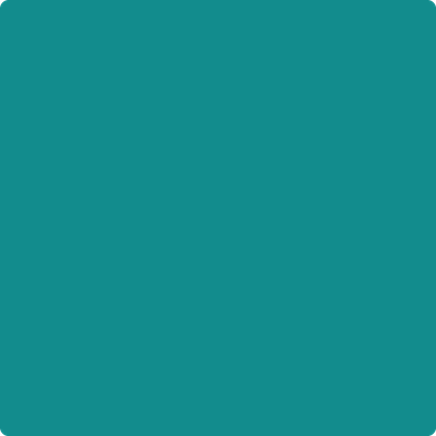 Benjamin Moore Color 734 Tropical Teal