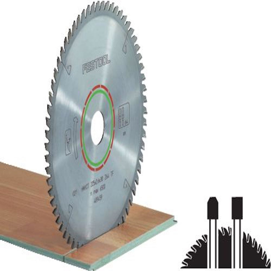 Festool Saw Blade HW 260X2,5X30 TF64 LAMINATE/HPL available at Colorize.