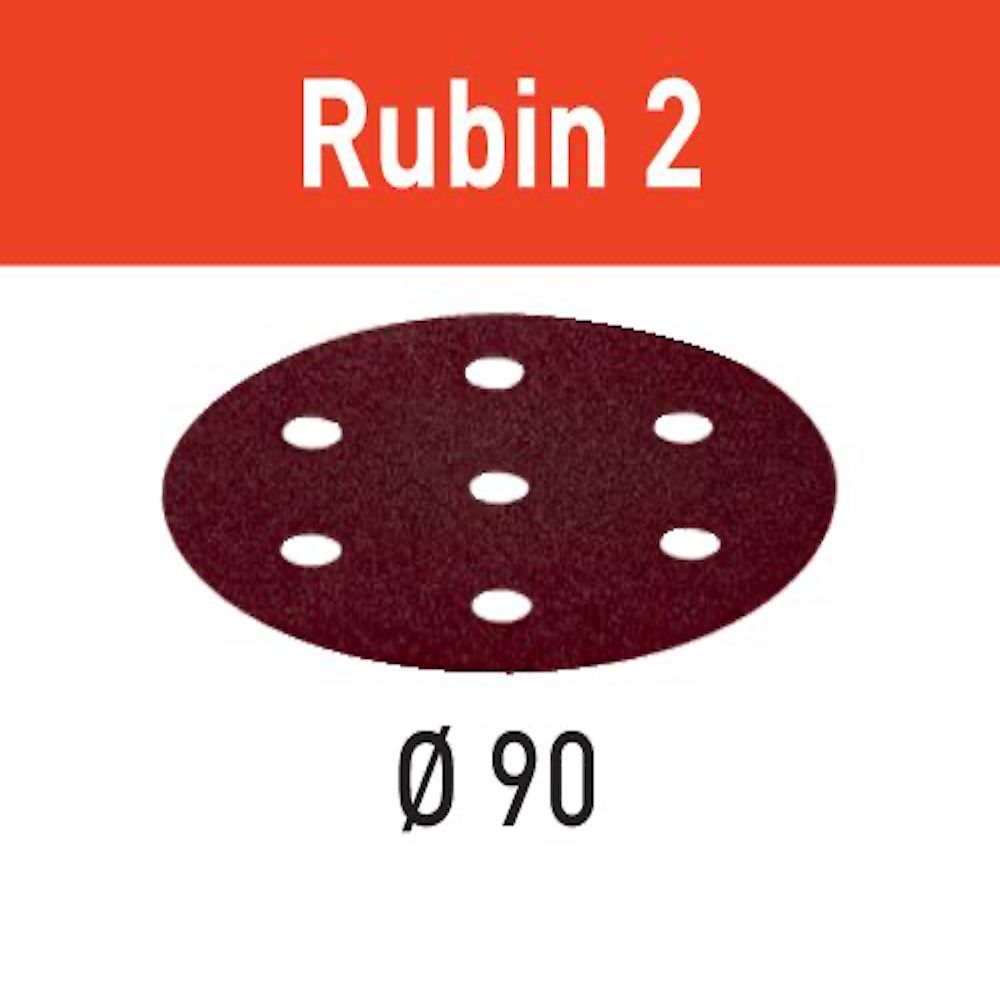 Festool Abrasive sheet STF D90/6 P80 RU2/50 Rubin 2 available at Colorize.